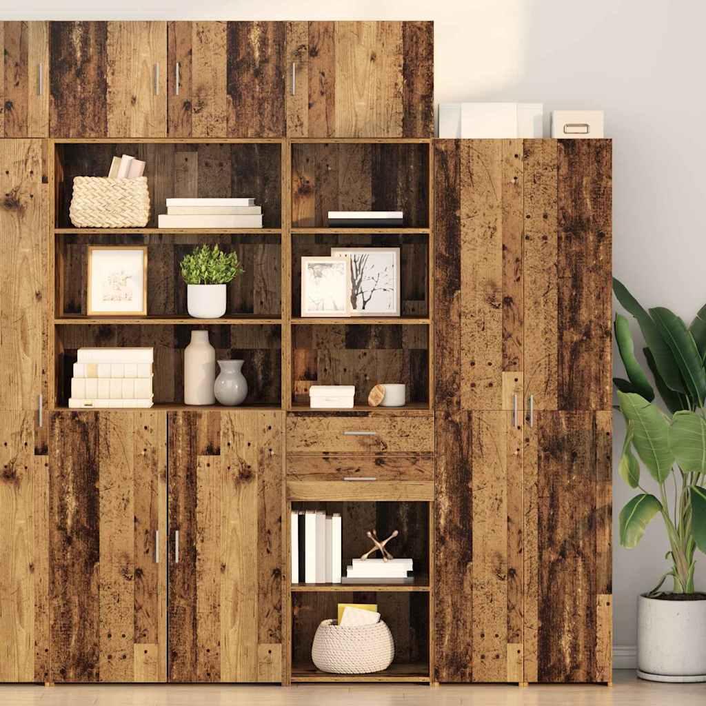 Highboard Gammelt træ 50 x 42,5 x 185 cm Konstrueret træ billede