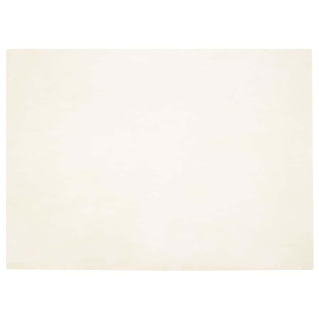 Faux Kanin Pels Tæppe Hvid 240 x 340 cm Polyester billede