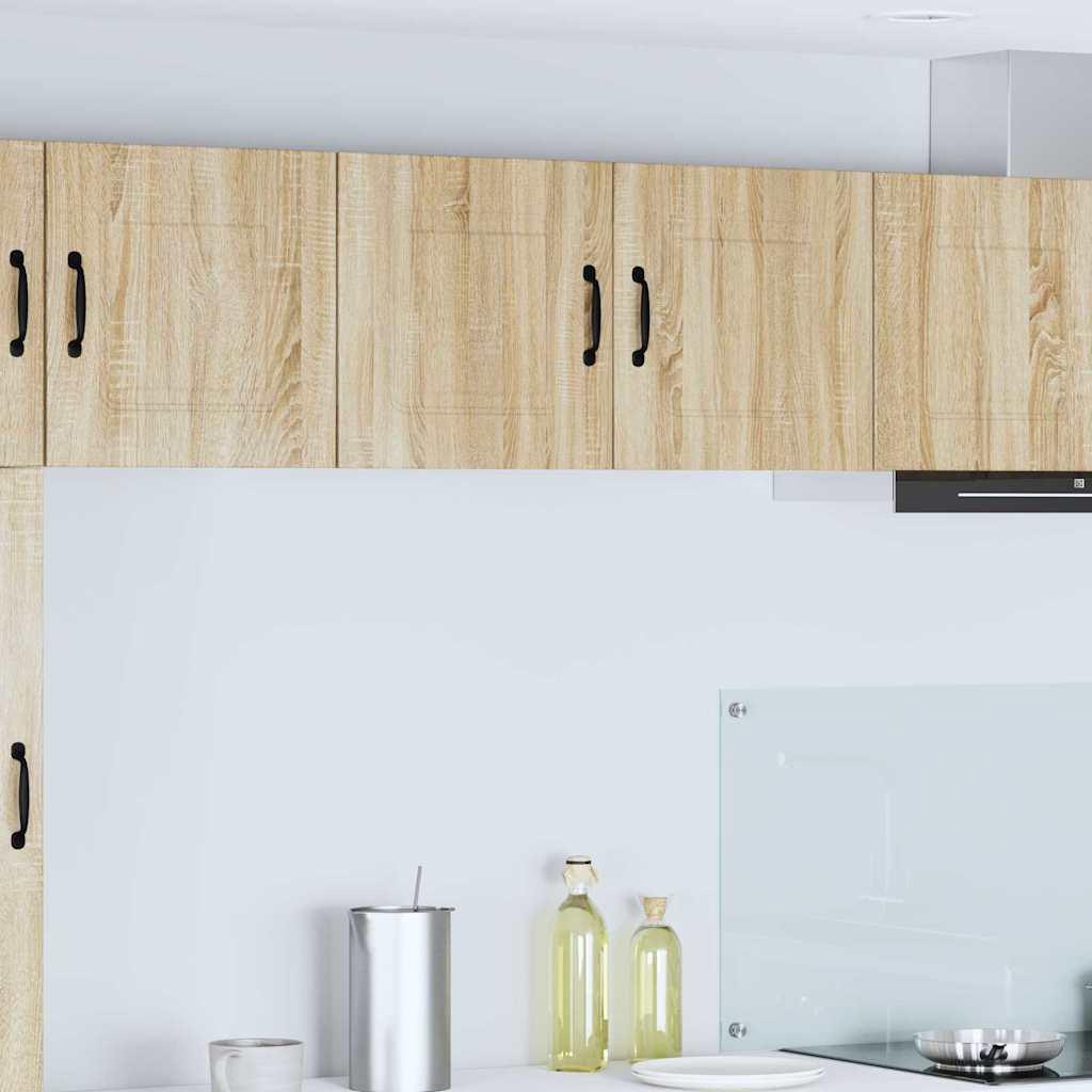 Vægskab til køkken Sonoma eg 80 x 31 x 40 cm Konstrueret træ billede