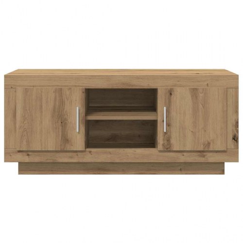 TV-bord i artisan egetræ - konstrueret træ, 102 × 35 × 45 cm