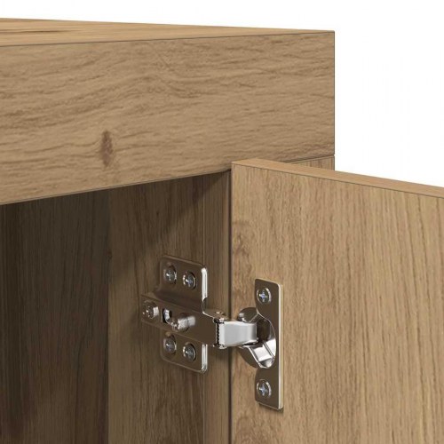 TV-bord i artisan egetræ - konstrueret træ, 102 × 35 × 45 cm