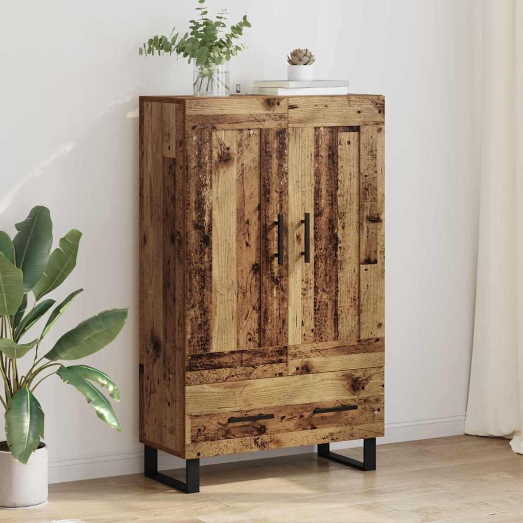 Highboard Gammelt træ 69,5 x 31 x 115 cm Konstrueret træ billede