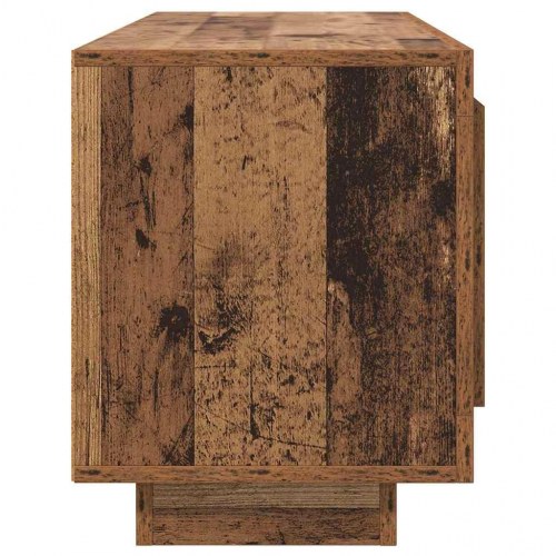 TV-bord i gammelt træ-look 102 × 35 × 45 cm - konstrueret træ