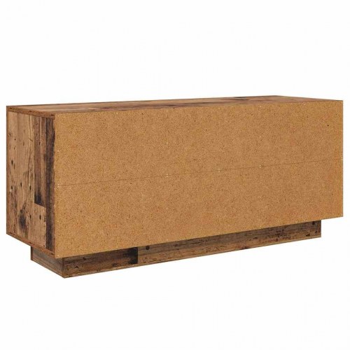 TV-bord i gammelt træ-look 102 × 35 × 45 cm - konstrueret træ