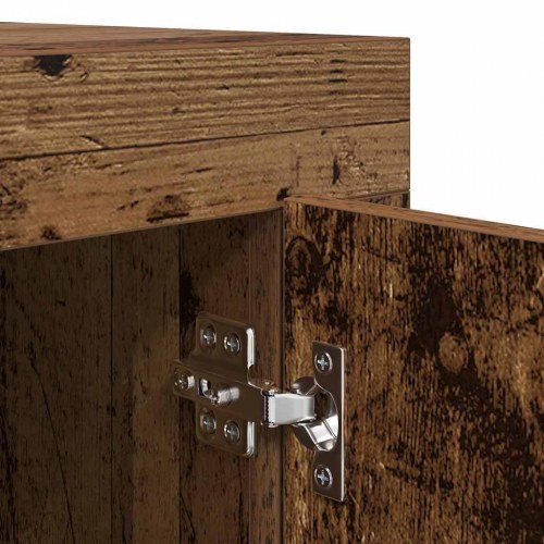 TV-bord i gammelt træ-look 102 × 35 × 45 cm - konstrueret træ