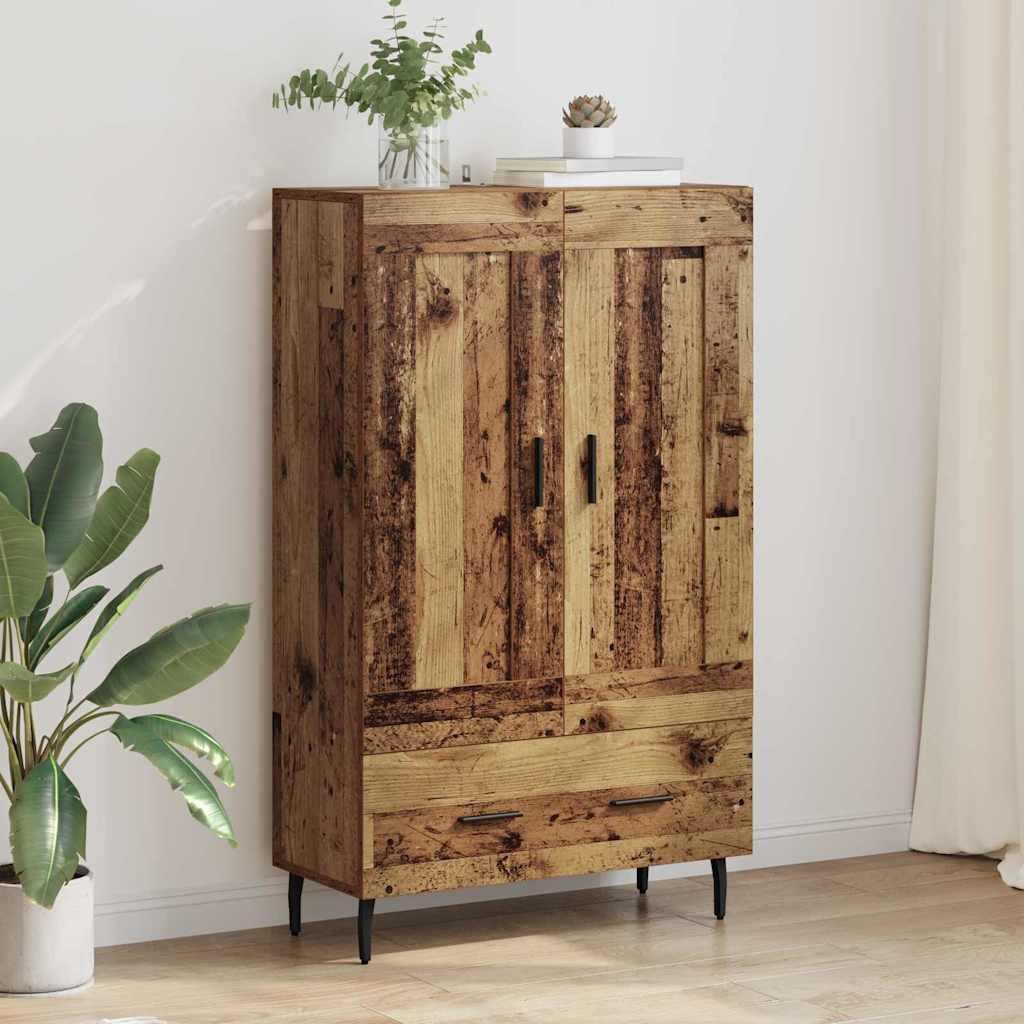 Highboard Gammelt træ 69,5 x 31 x 115 cm Konstrueret træ billede