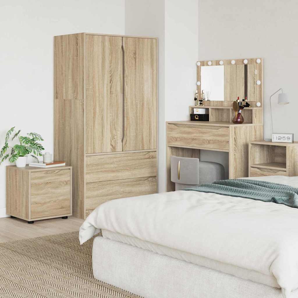 Badeværelsesskab Sonoma eg 40,5 x 40 x 44 cm Konstrueret træ billede