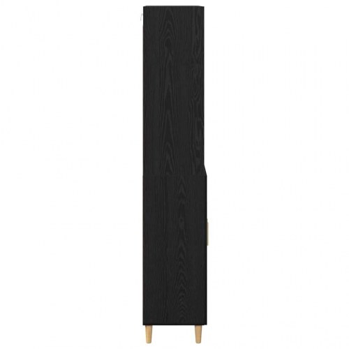 Highboard i sort eg 69,5 x 32,5 x 180 cm