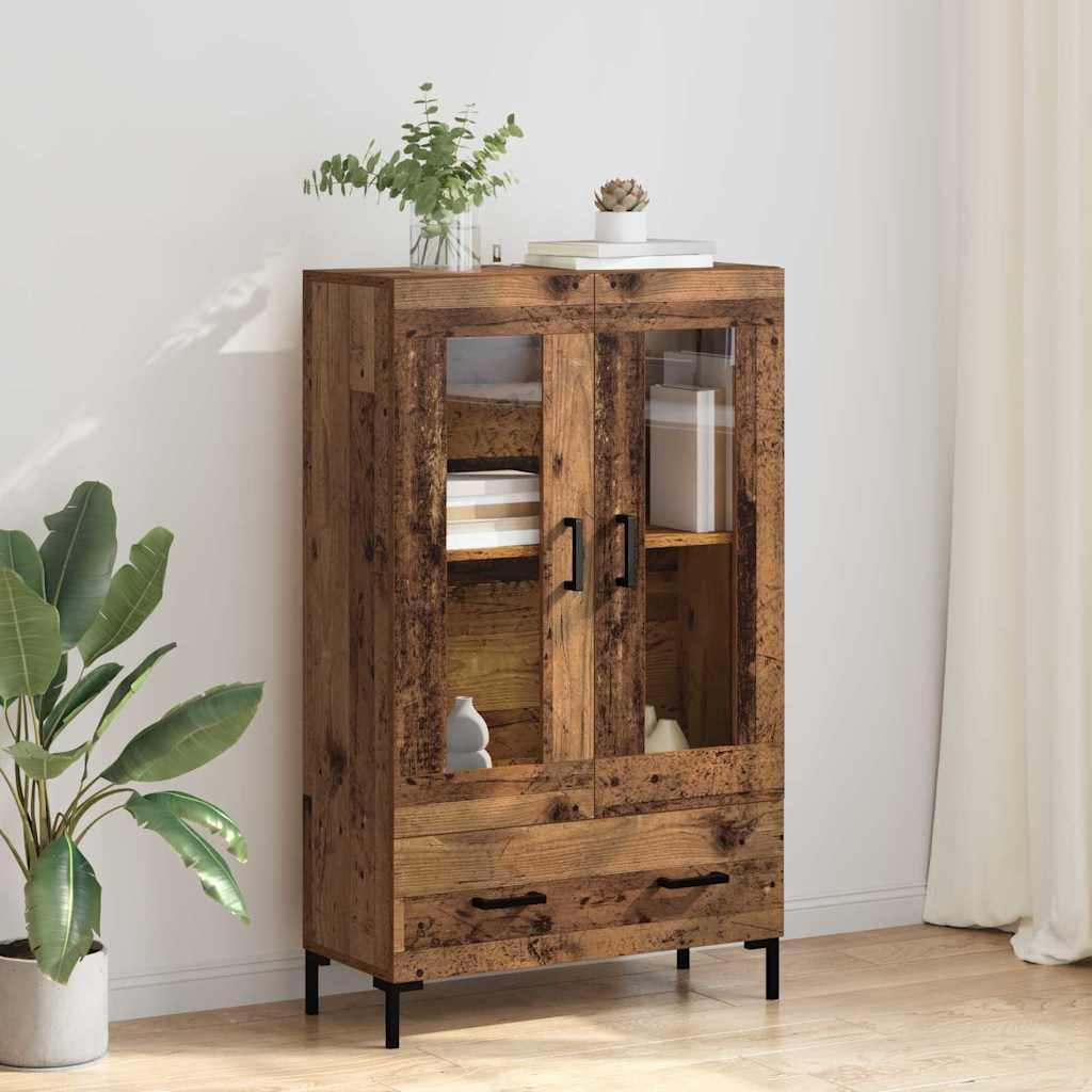 Highboard Gammelt træ 69,5 x 31 x 115 cm Konstrueret træ billede