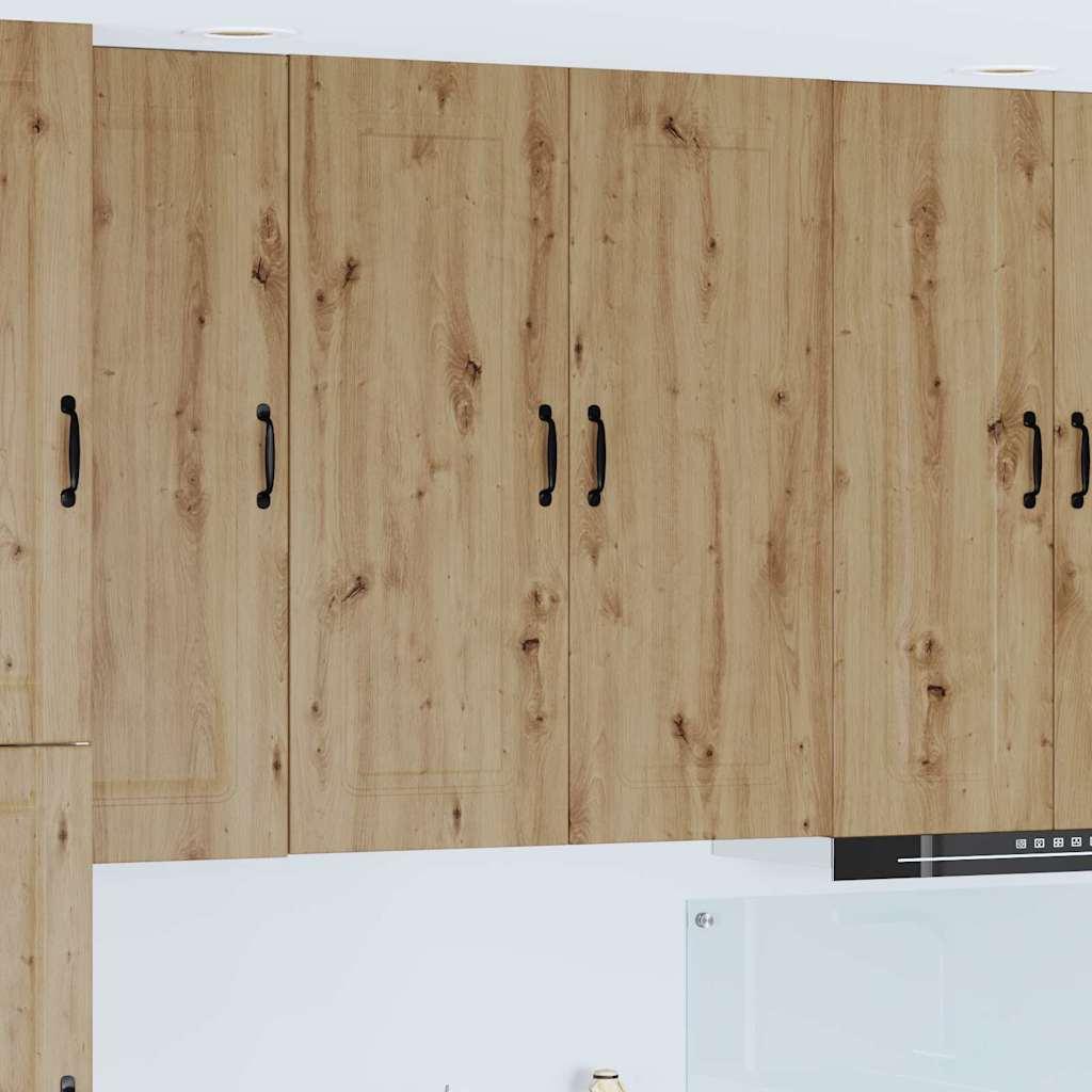 Vægskab til køkken med hylde Artisan Egetræ 80 x 31 x 100 cm billede