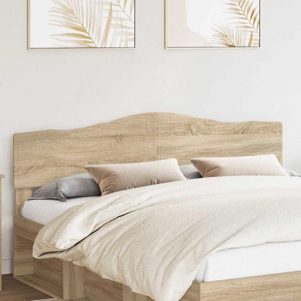 Sengegavl i Sonoma eg - konstrueret træ, 183 × 90 cm billede