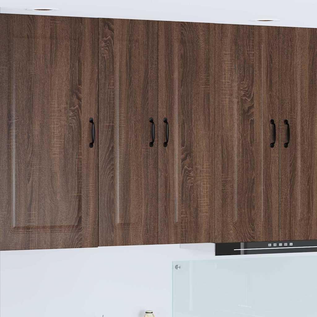 Køkken vægskab Kalmar - brun eg 60 × 31 × 100 cm billede