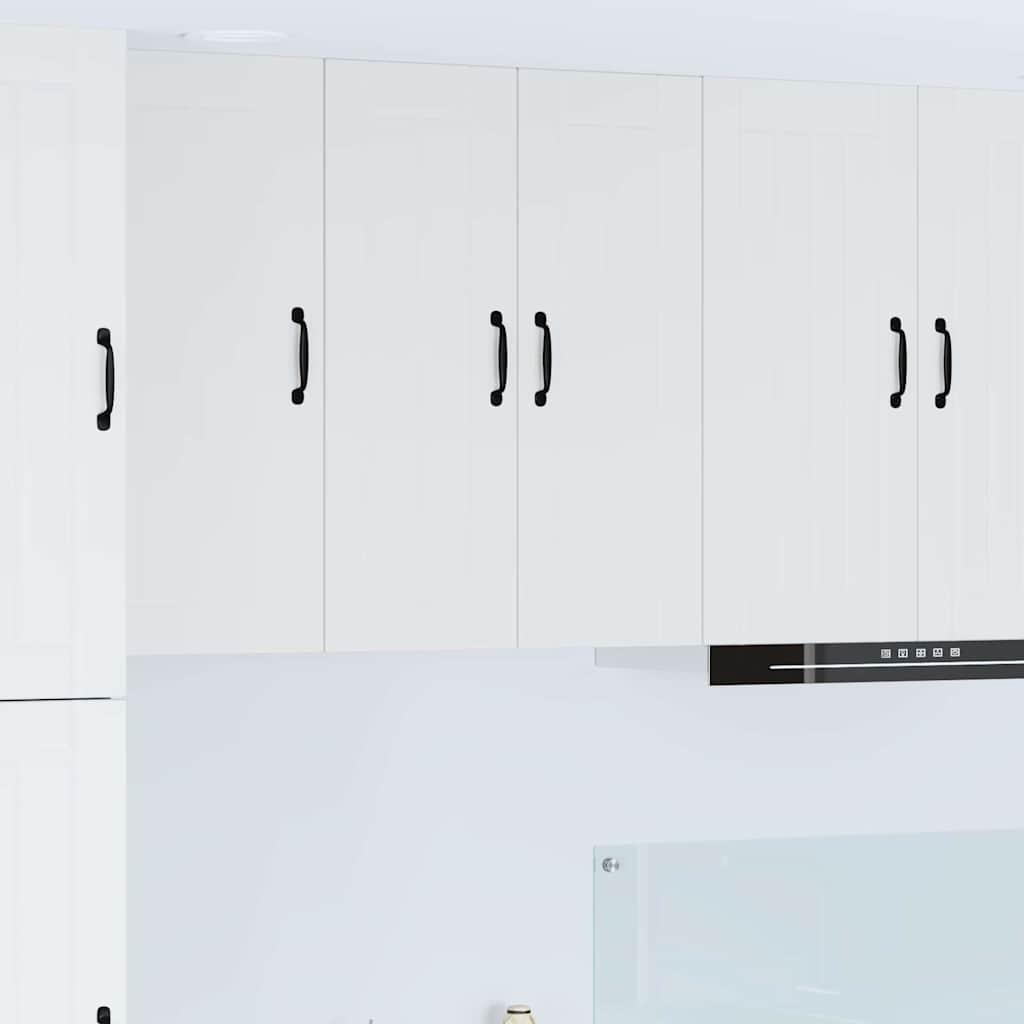 Køkkenskab med hylde Hvid 60 x 31 x 80 cm Konstrueret træ billede