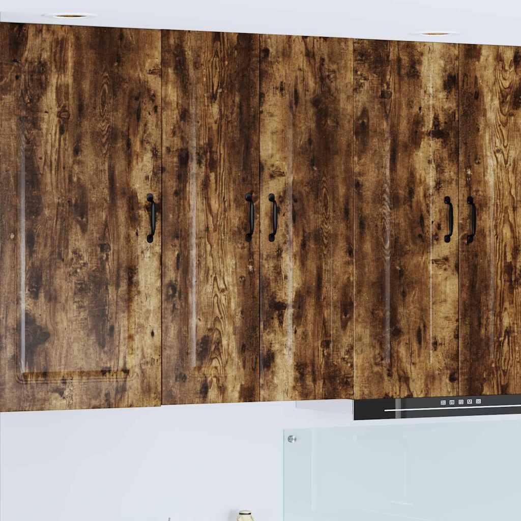 Vægskab til opvaskemaskinefront - Kalmar røget eg 60 × 31 × 100 cm billede