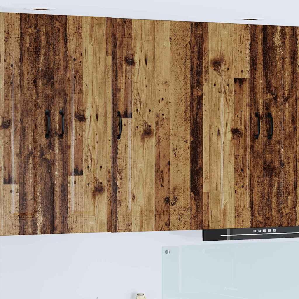 Vægskab til køkken Gammelt træ 50 x 31 x 100 cm Konstrueret træ billede