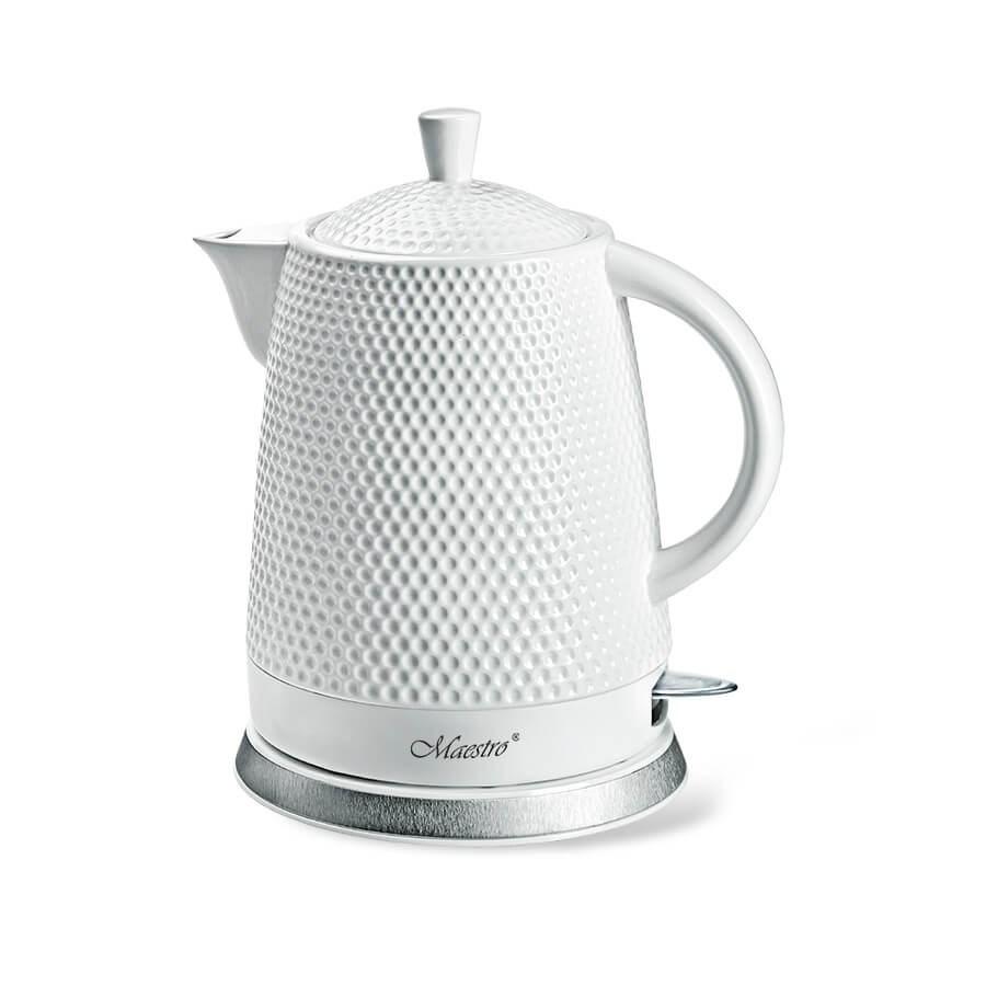 Elkedel 1,5 l - Maestro MR-069, 1.500 W, hvid keramisk