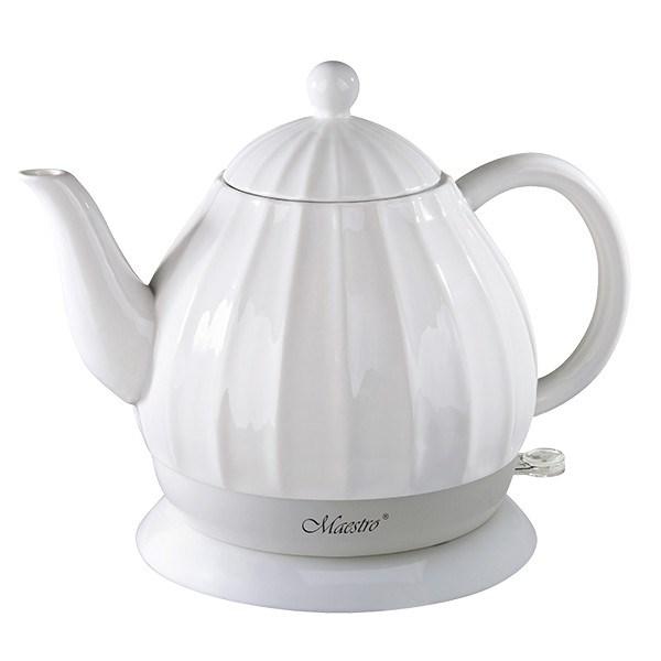 Maestro MR-070 elkedel i keramik 1,2 l 1200 W med 360° rotationsbase - hvid