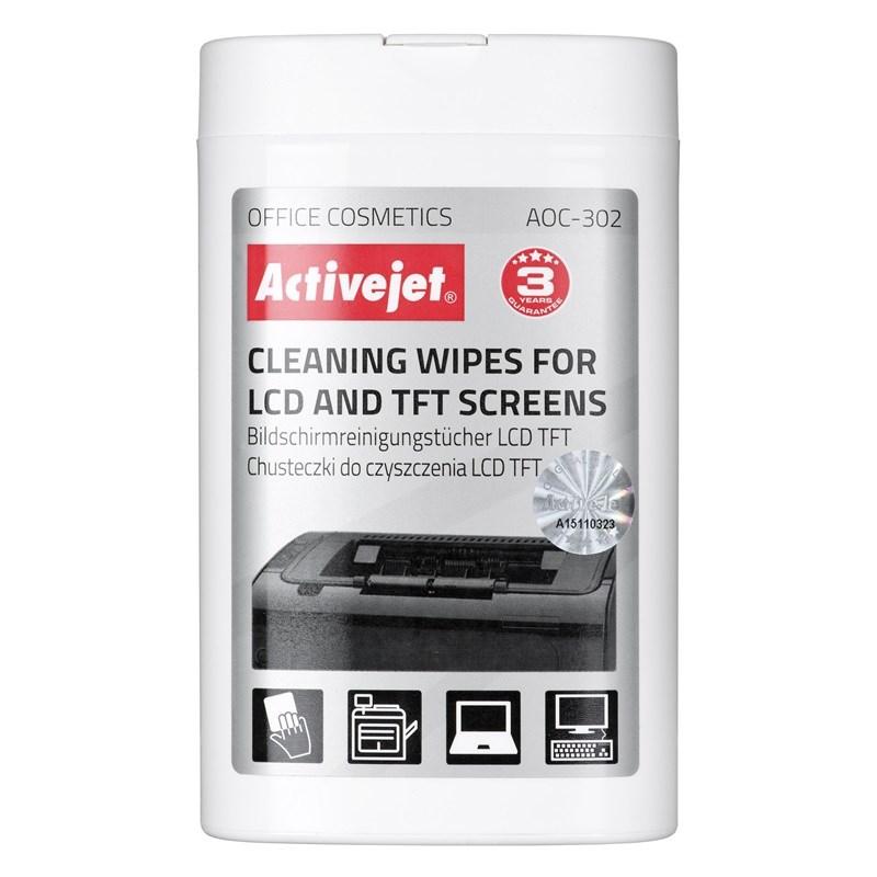 Renseservietter til skærme Activejet AOC-302 - 100 stk. billede