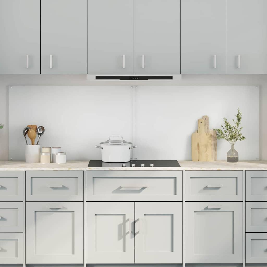 Køkken bagvæg 2 stk Transparent 100 x 60 cm hærdet glas billede
