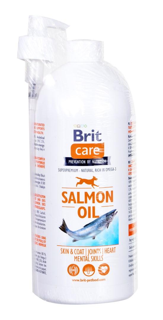 Lakseolie til hund og kat – Brit Care 1.000 ml billede
