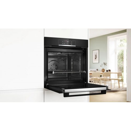 Indbygningsovn Bosch Serie 4 HQG572EB3, 71 l, sort