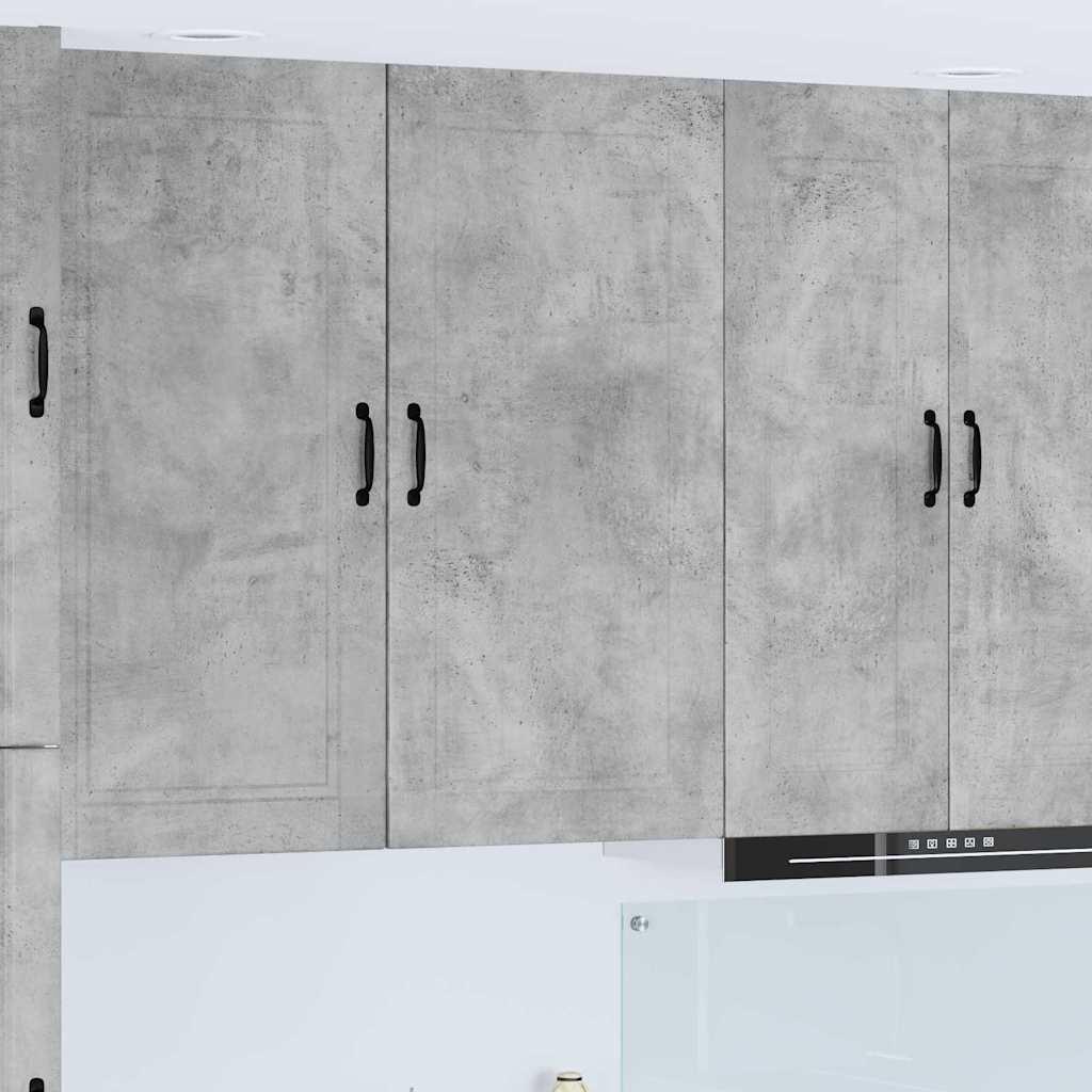 Vægskab til køkken Beton Grå 50 x 31 x 100 cm Konstrueret træ billede