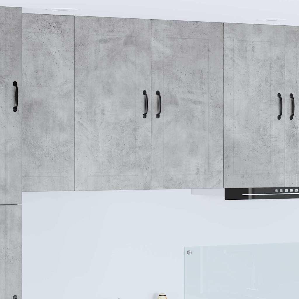 Vægskab til køkken Beton Grå 80 x 31 x 80 cm Konstrueret træ billede