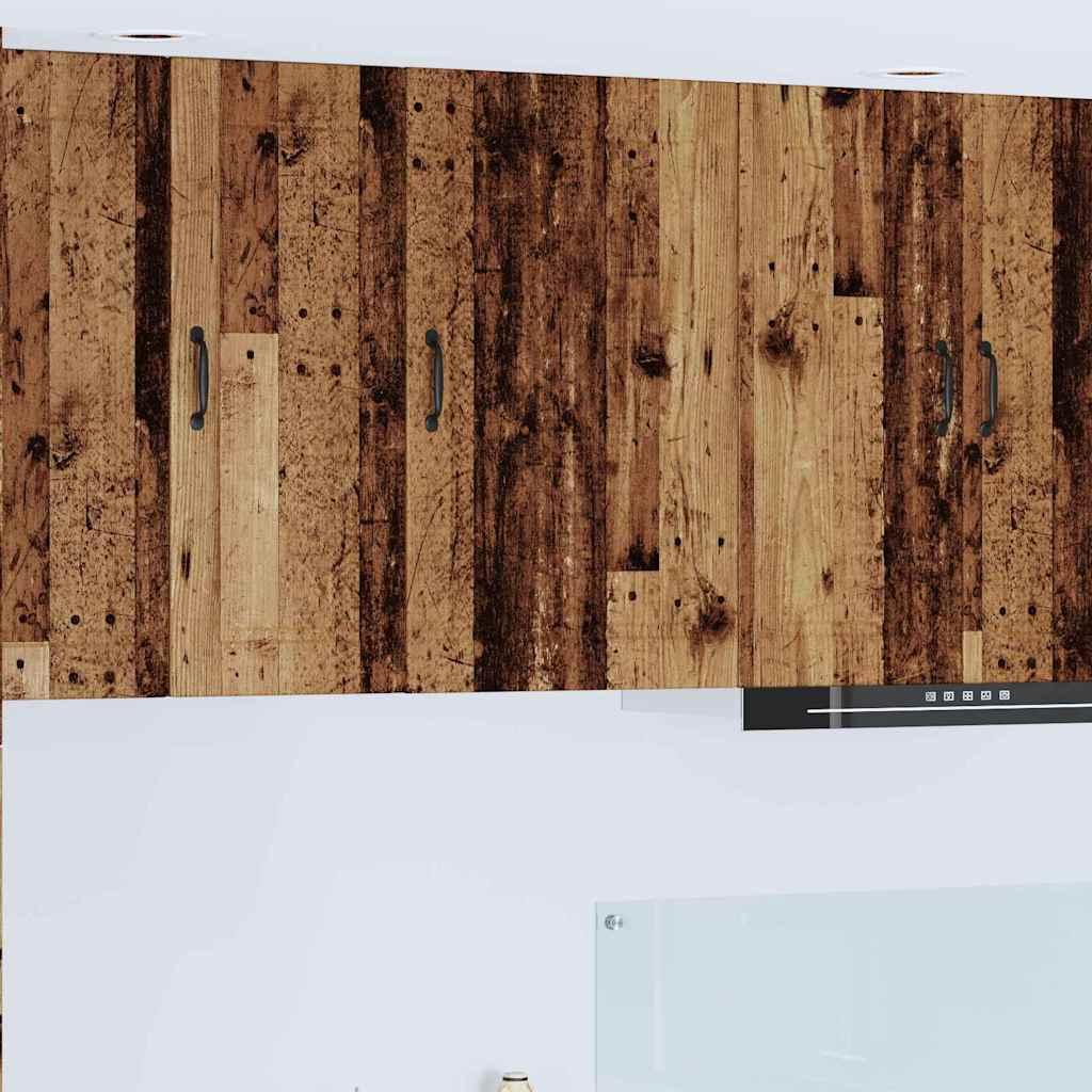 Vægskab til køkken Gammelt træ 50 x 31 x 80 cm Konstrueret træ billede