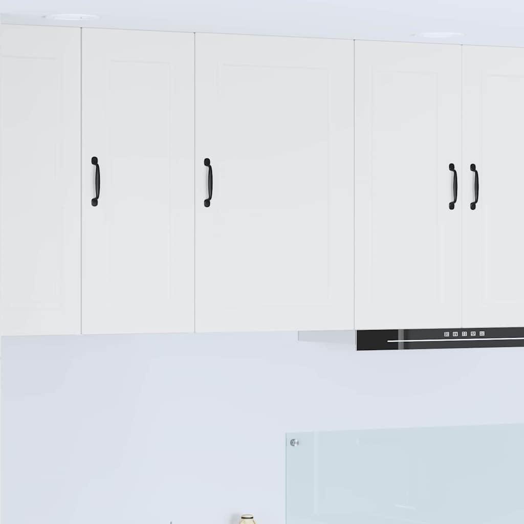 Vægskab til køkken med dør Hvid 50 x 31 x 80 cm Konstrueret træ billede