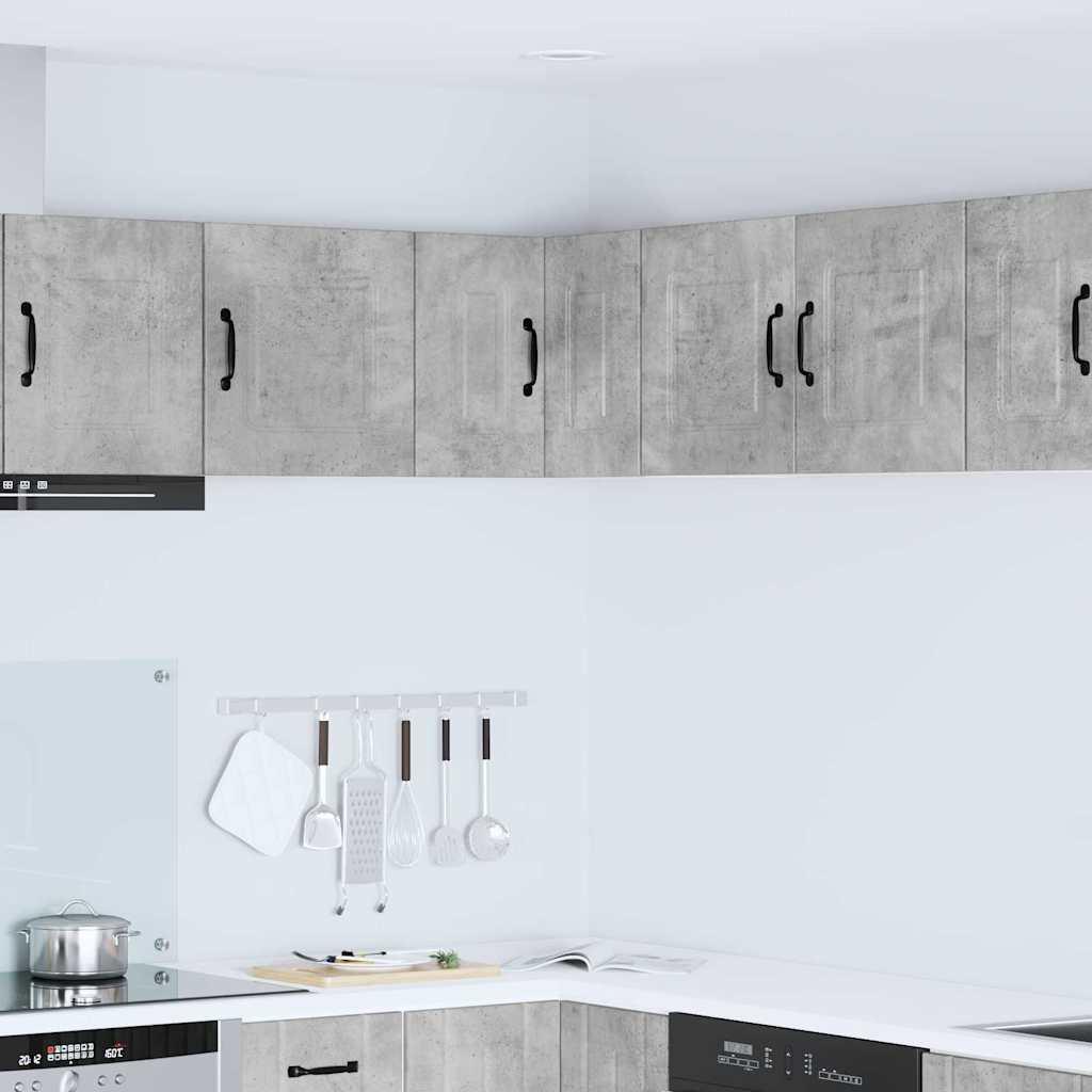 Vægskab til køkken Beton Grå 57 x 57 x 40 cm Konstrueret træ billede