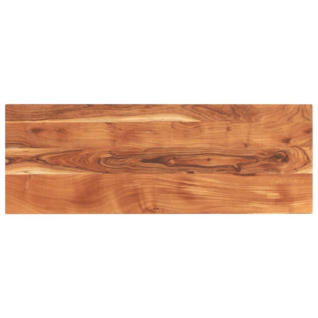 Bordplade 160x50x2,5 cm rektangulær massivt akacietræ billede