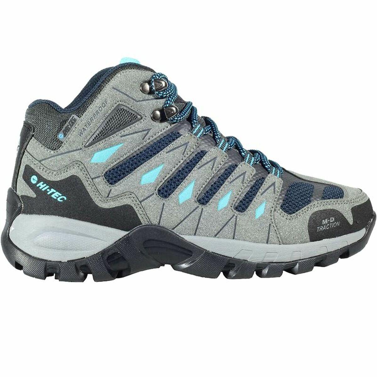 Hi-Tec Corzo Mid Waterproof Cool vandrestøvler dame - mørkegrå, str. 36 billede