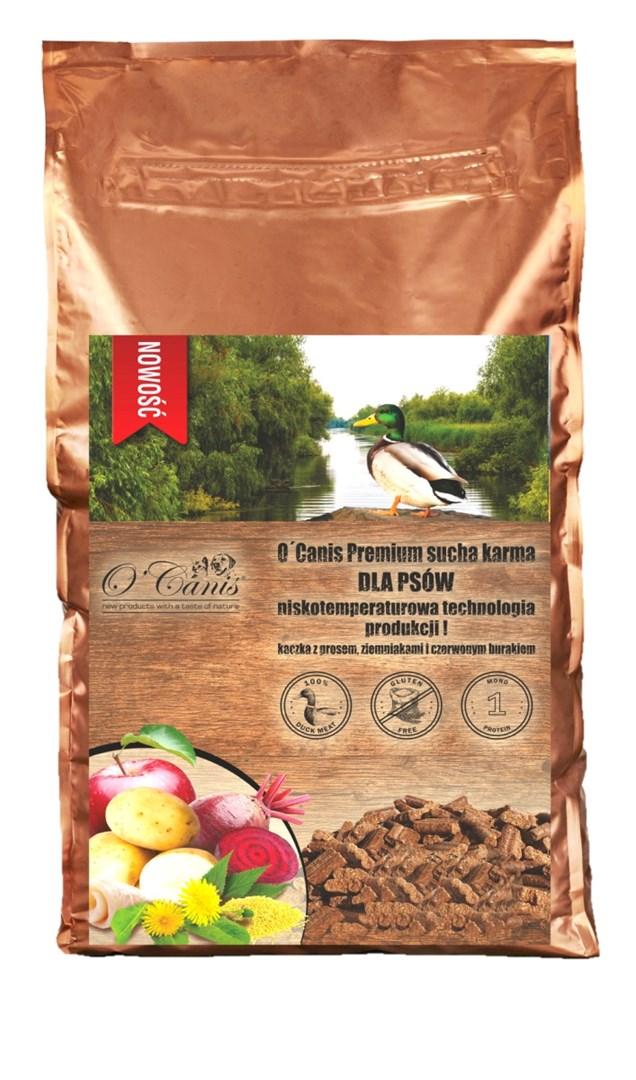 Hundefoder tørfoder O'Canis – and med hirse, kartofler og rødbede 1,5 kg billede