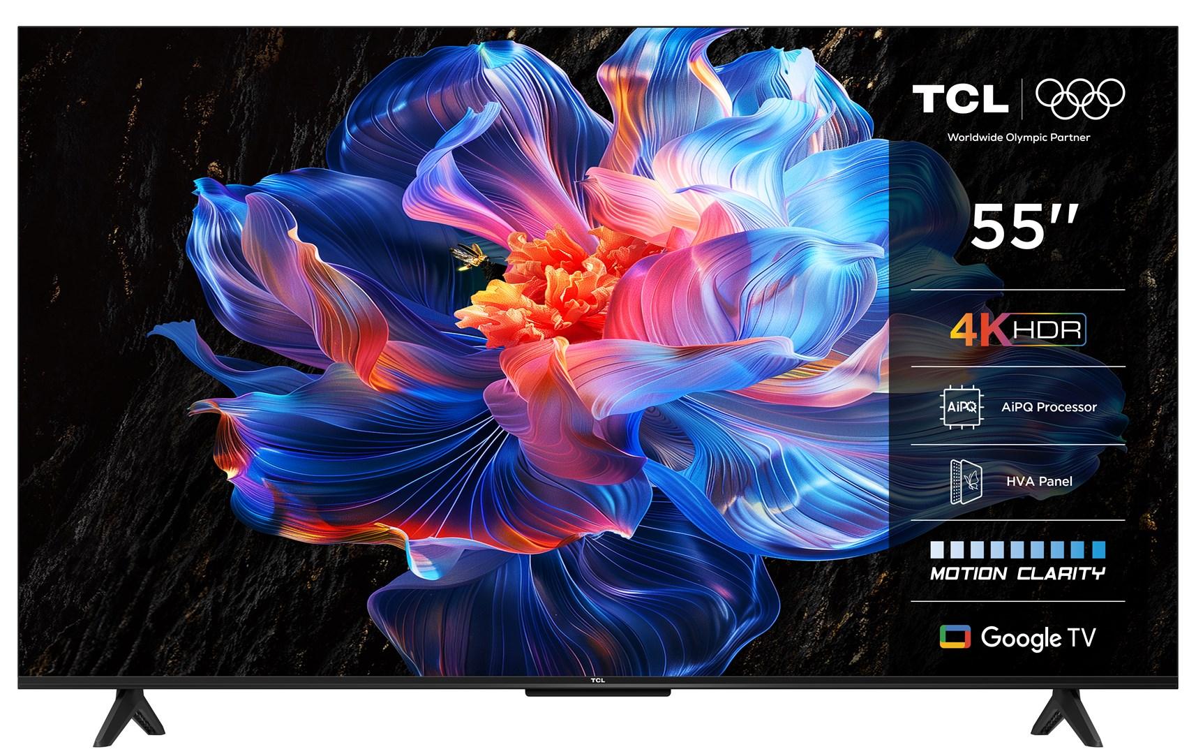 TCL 55" Fladskærms TV LED 4K 55P69K P69K series - 55" Class (54.5" viewable) LED-backlit LCD TV - 4K