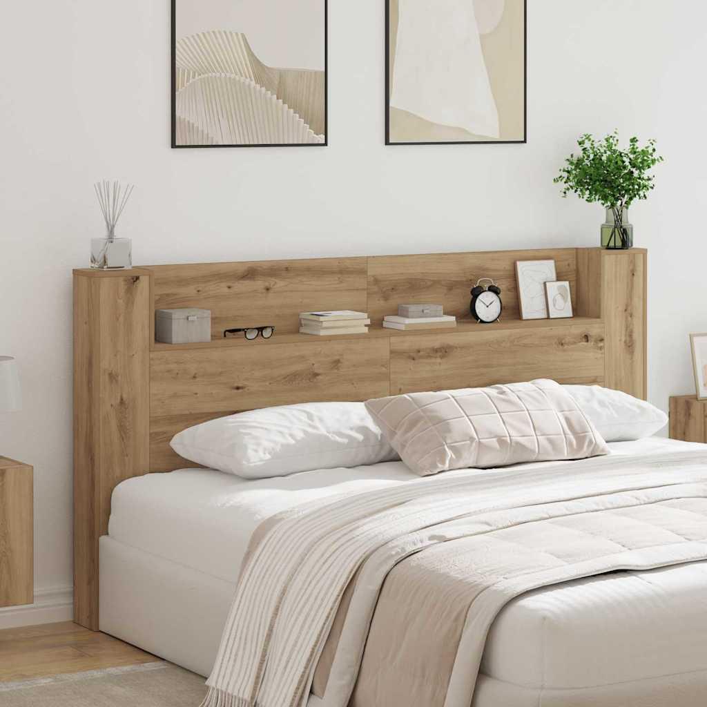 Hovedgærde Artisan Egetræ 200 x 15 x 103,5 cm Konstrueret træ billede