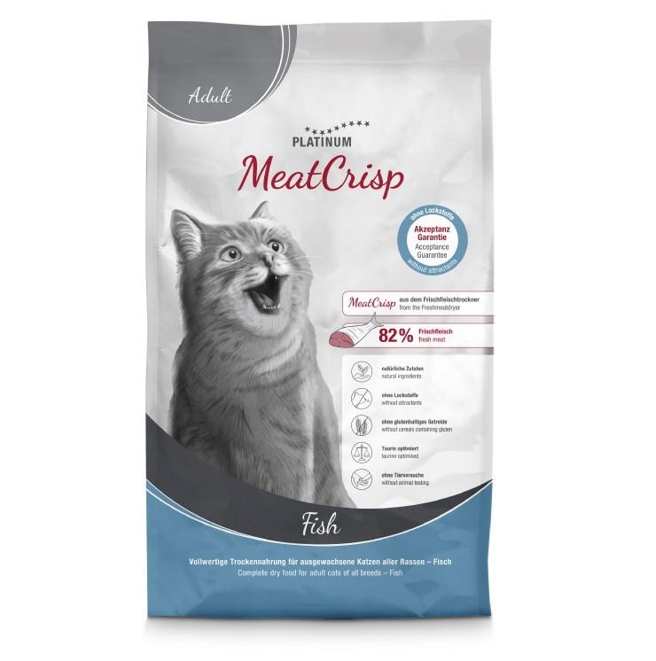Kattemad tørfoder PLATINUM MeatCrisp Adult Fish 1,5 kg billede