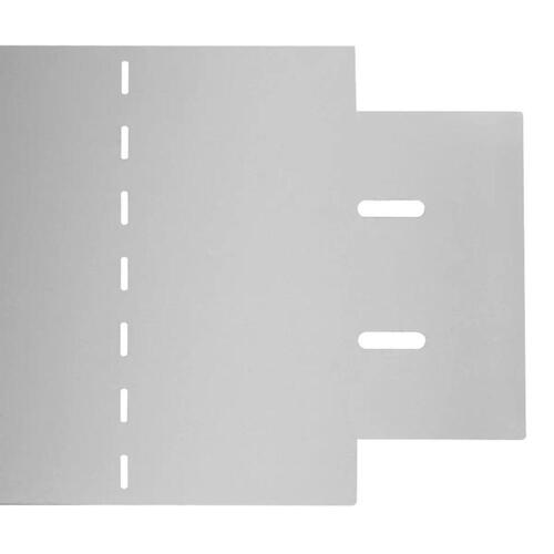 Bedkanter 10 stk. galvaniseret stål 100 x 20 cm