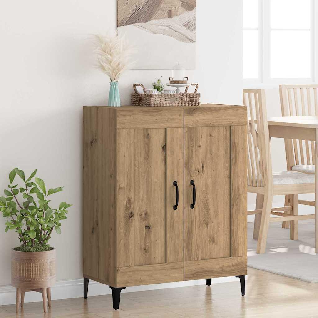 Sidebord Artisan Egetræ 69,5 x 34 x 90 cm Konstrueret træ billede