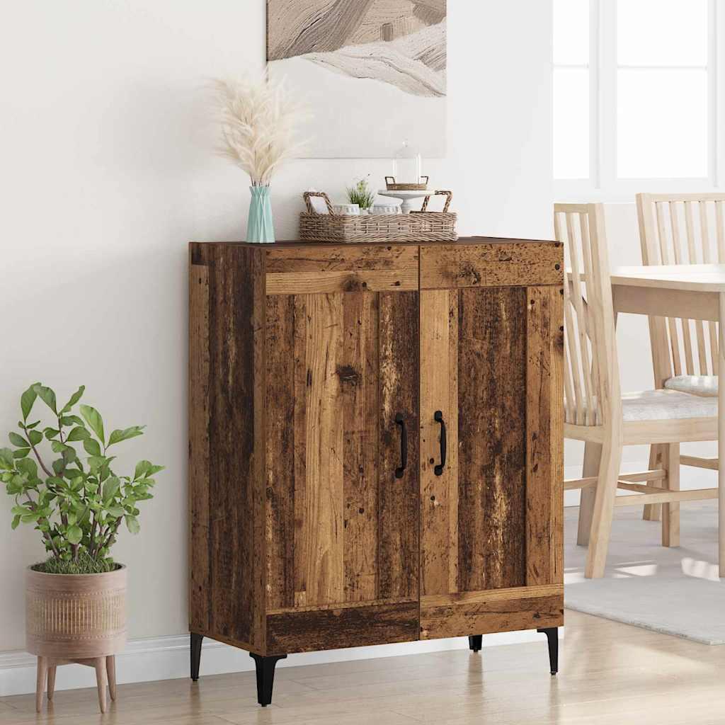 Sidebord Gammelt træ 69,5 x 34 x 90 cm Konstrueret træ billede
