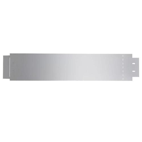 Sæt med bedkanter 20 stk. galvaniseret stål 100 x 20 cm
