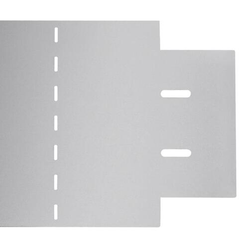 Sæt med bedkanter 20 stk. galvaniseret stål 100 x 20 cm