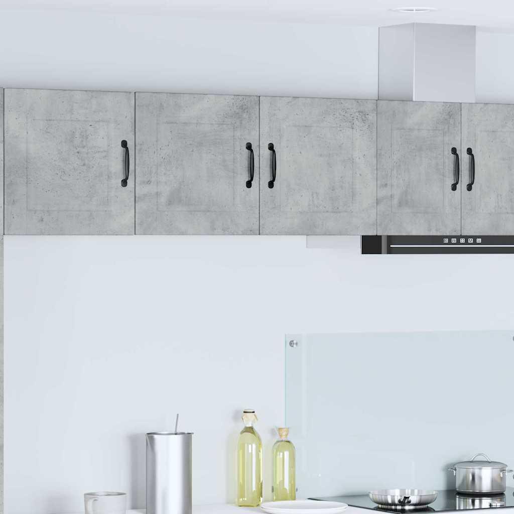 Vægskab til køkken Beton Grå 80 x 31 x 40 cm Konstrueret træ billede