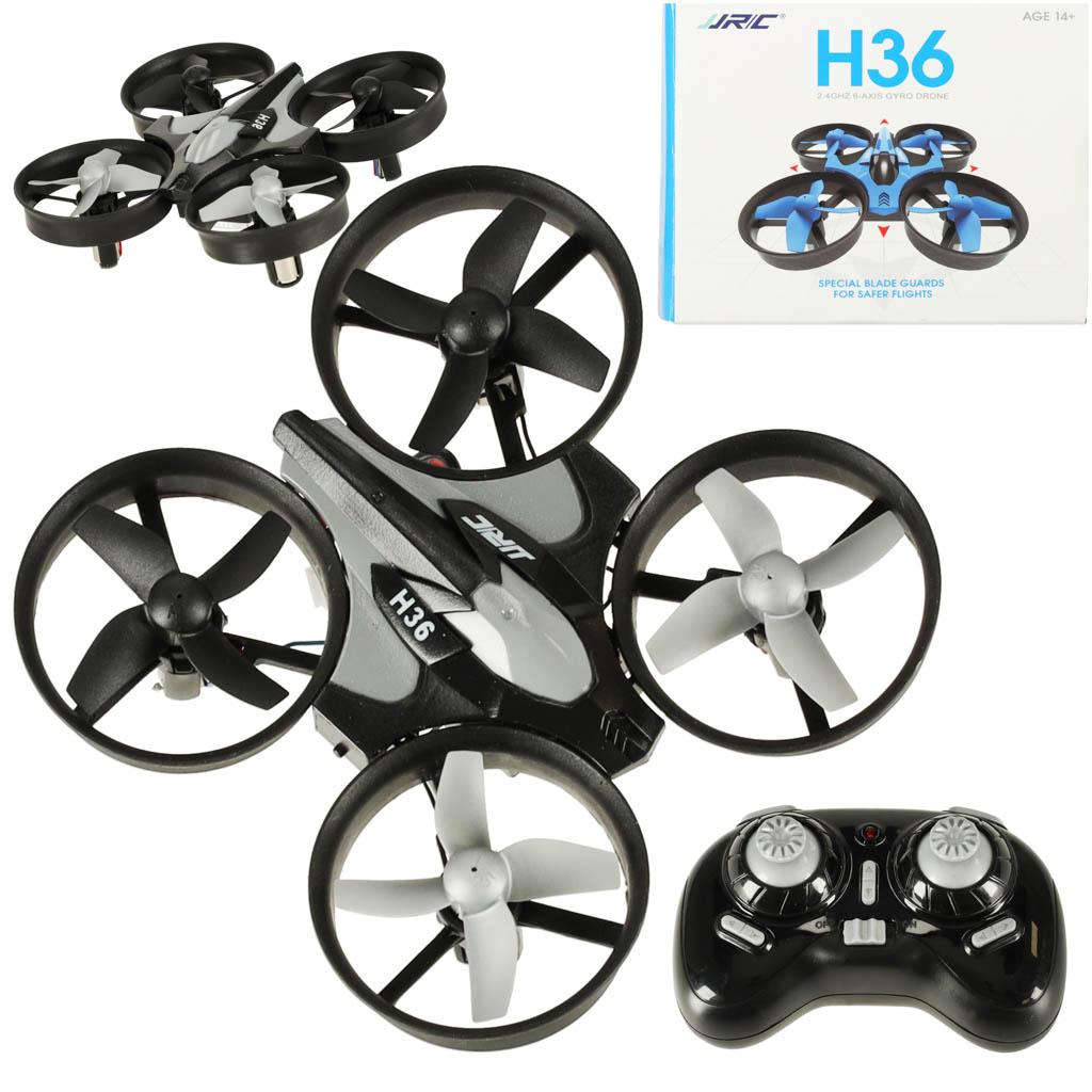 Mini drone JJRC H36 2,4 GHz 4CH 6-akset - sort billede