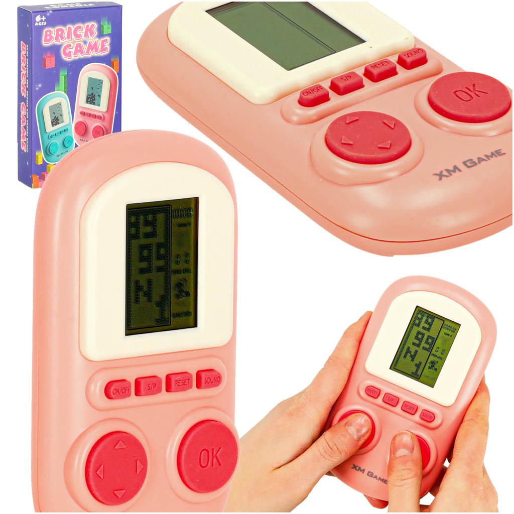 Håndholdt spillekonsol – elektronisk arkadespil, pink billede