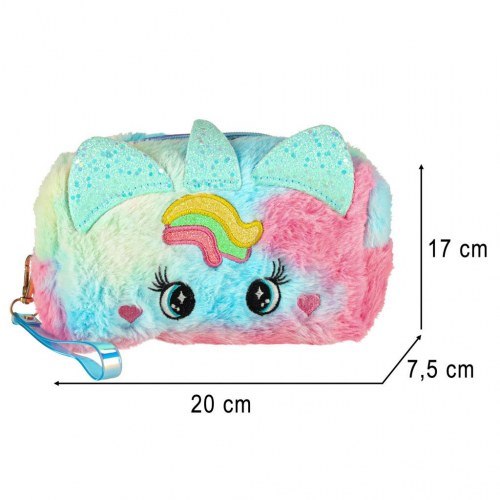 Makeup sæt til børn – 22 dele med regnbue-nederdel og enhjørninge-makeuptaske