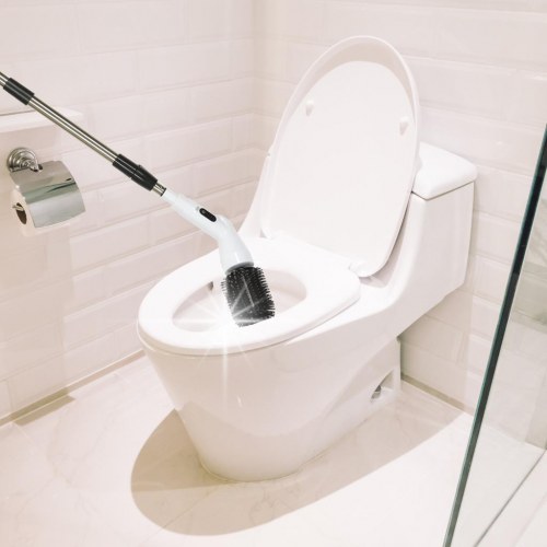 Elektrisk roterende moppe/rensebørste med 9 børstehoveder