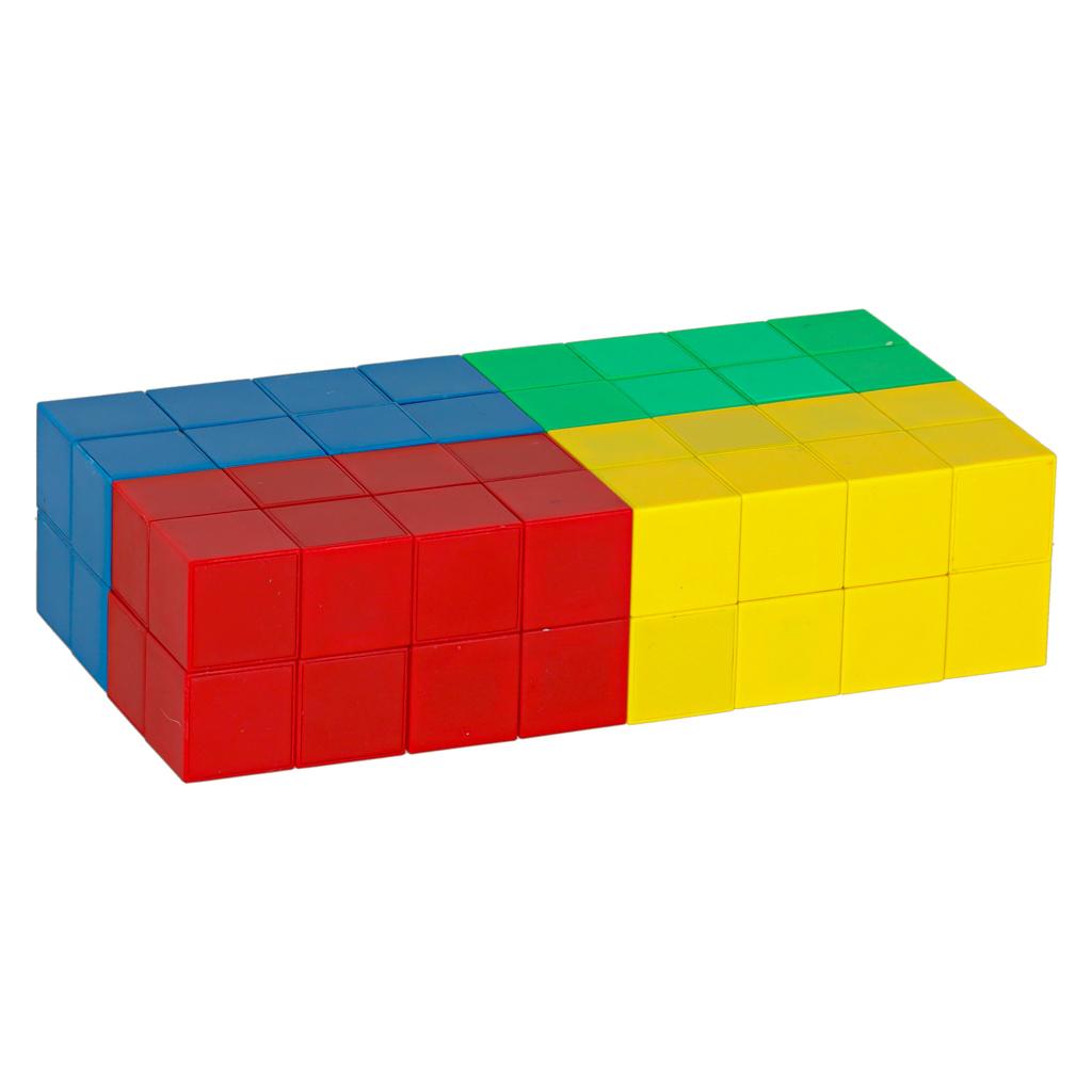 Byggeklodser magnetiske - Cube læringssæt, 64 dele billede