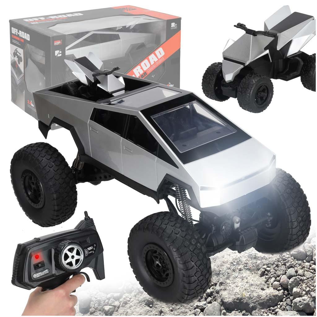 Fjernstyret offroad pickup 1:8 2,4 GHz - 4WD billede