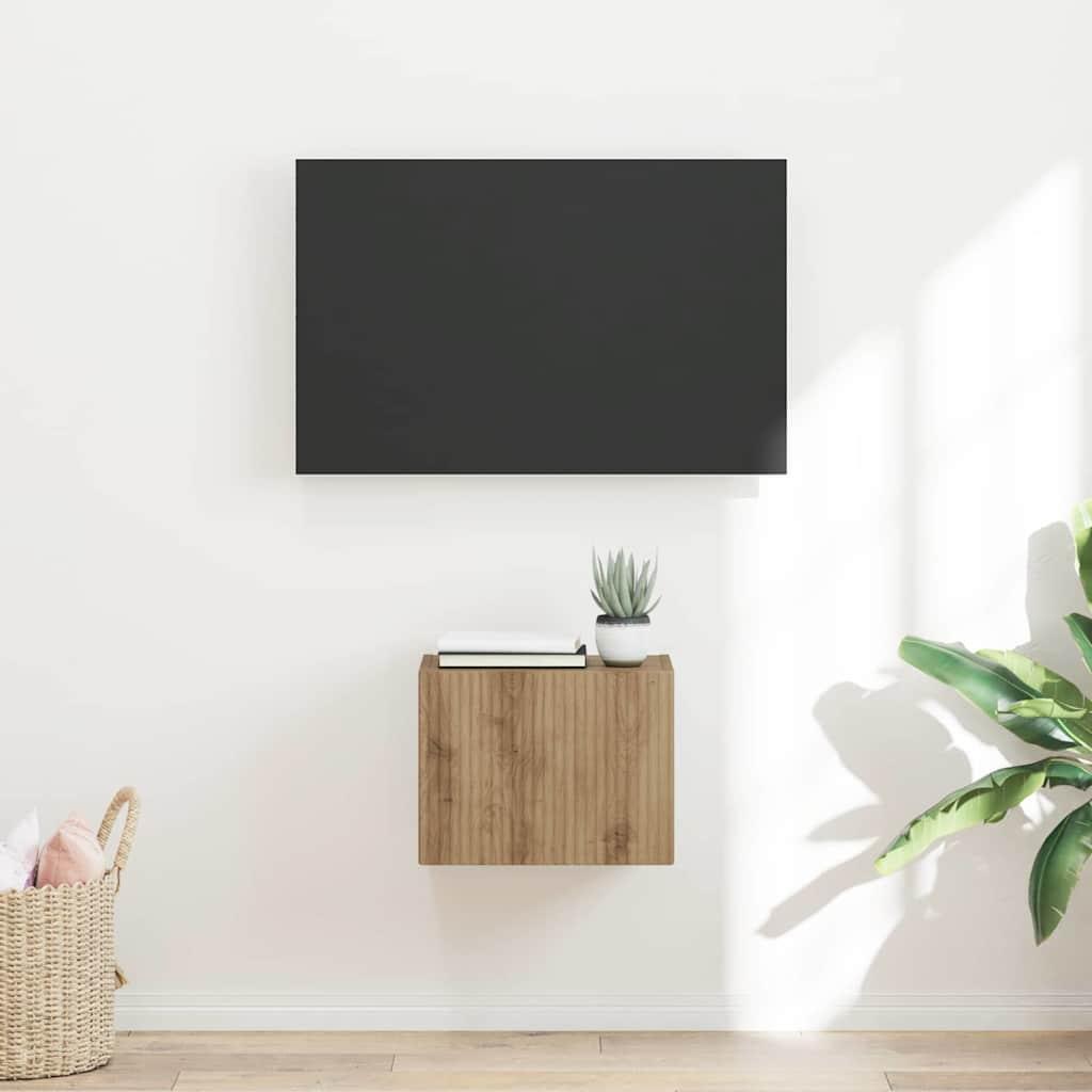 TV vægskab Artisan eg 60 x 31 x 29.5 cm Konstrueret træ billede