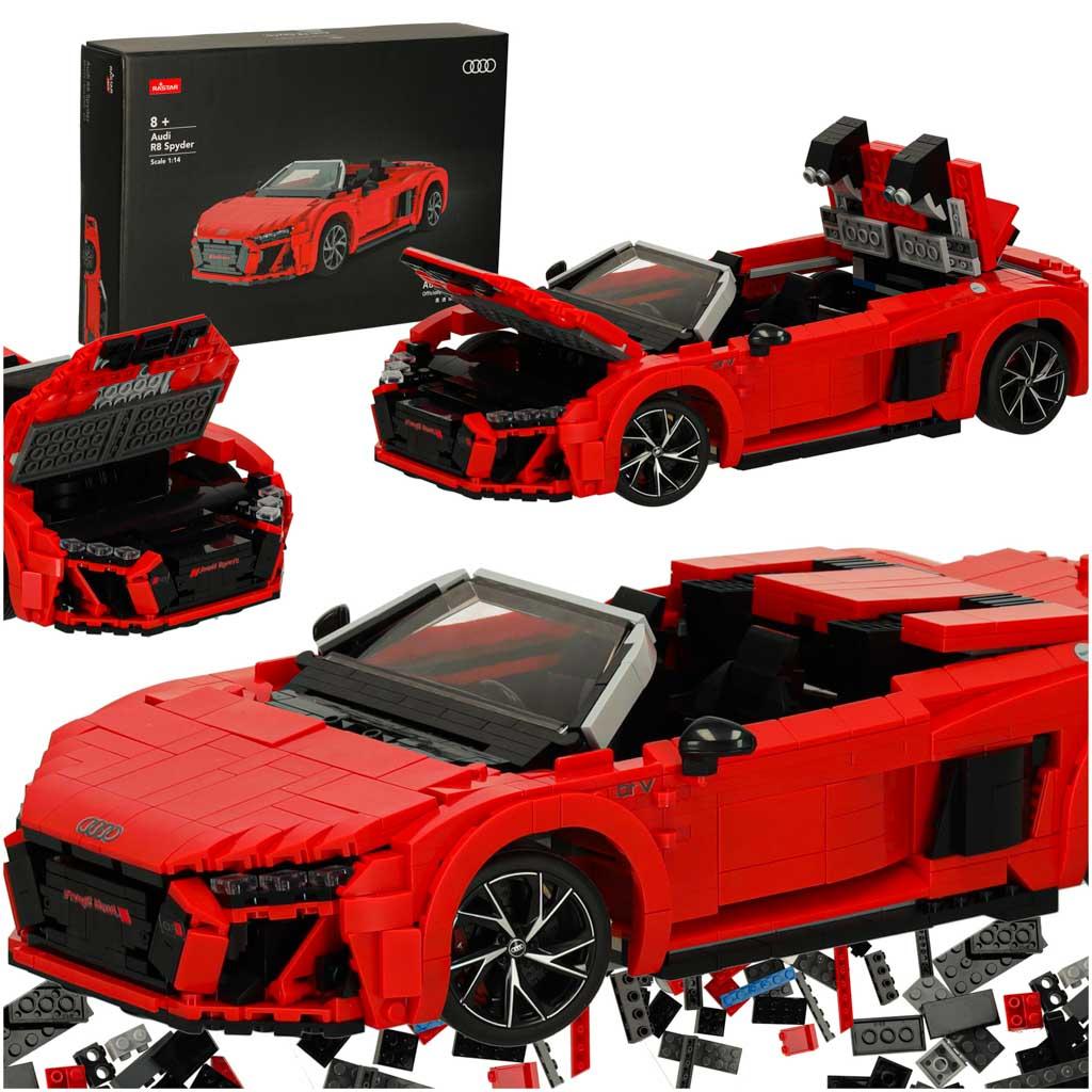 Fjernstyret bil 1:14 Audi R8 Spyder byggesæt